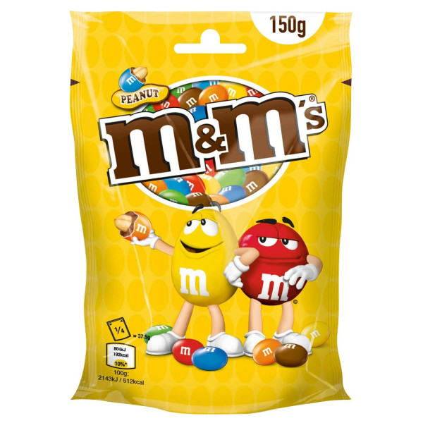 5000159454346 - M und Ms s PEANUT Schokobonbons 5000159454346 M und Ms 150 Gramm