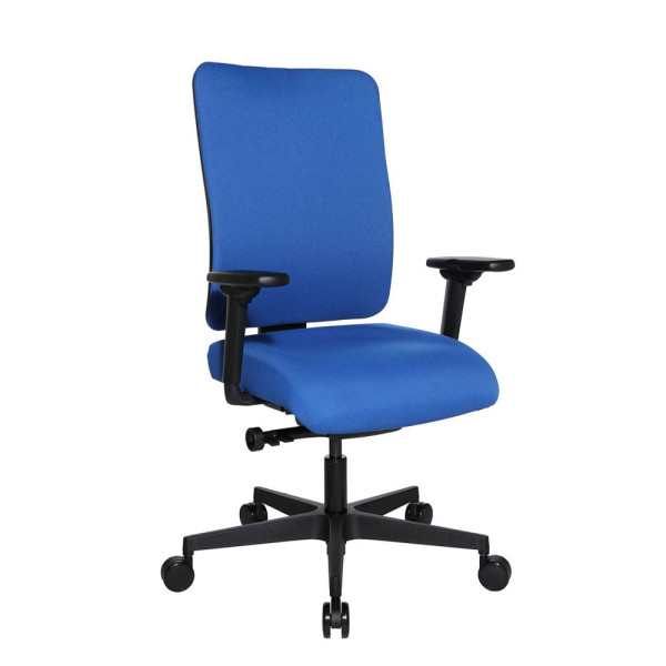 4014296751146 - Bürostuhl Sitness Open X (P) Deluxe OX600TW2 T26 Stoff blau Gestell schwarz 4014296751146 - Bürostuhl Sitness Open X (P) Deluxe OX600TW2 T26 Stoff blau Gestell schwarz