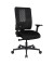 Bürostuhl Sitness Open X (N) Deluxe mit Schiebesitz, schwarz / schwarz, mit Armlehnen, bis 110kg