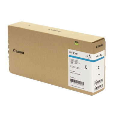 Druckerpatrone PFI-710 C 2355C001 (kompatibel zu Canon PFI-710C), cyan