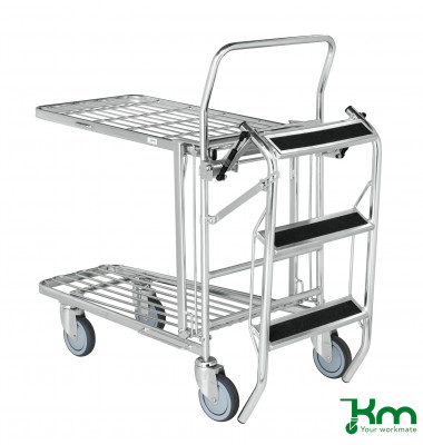 Zubehör - Gitterwagen elektrolytisch verzinkt bis 125 kg 540x480x670mm KM07401-4202 Zubehör - Gitterwagen elektrolytisch verzinkt bis 125 kg 540x480x670mm KM07401-4202