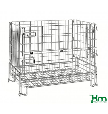 Palettenrahmen & Palettencontainer verzinkt bis 1000 kg 1200x800x980mm KM079119 Palettenrahmen & Palettencontainer verzinkt bis 1000 kg 1200x800x980mm KM079119