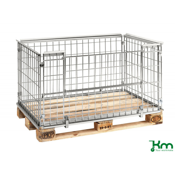 7350050355432 - Palettenrahmen & Palettencontainer KM080062 Palettenrahmen 820x1220x640mm (BxLxH) verzinkt 7350050355432 Kongamek 7350050355432 - Palettenrahmen & Palettencontainer KM080062 Palettenrahmen 820x1220x640mm (BxLxH) verzinkt 7350050355432 Kongamek