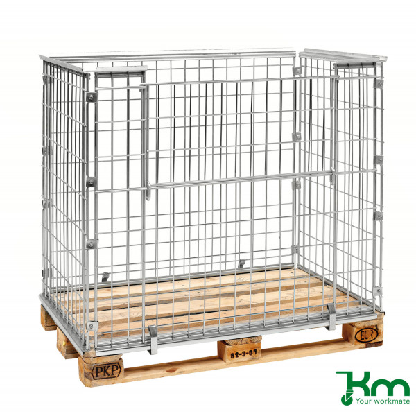 7350050355456 - Palettenrahmen & Palettencontainer KM080100 Palettenrahmen 820x1220x1020mm (BxLxH) verzinkt 7350050355456 Kongamek 7350050355456 - Palettenrahmen & Palettencontainer KM080100 Palettenrahmen 820x1220x1020mm (BxLxH) verzinkt 7350050355456 Kongamek