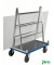 Plattenwagen elektrolytisch verzinkt bis 500 kg 2 Lenk- und 2 Bockrollen  1000x700x1380mm KM08400B
