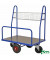 Baustellenwagen blau bis 500 kg 2 Lenk- und 2 Bockrollen  1000x700x1250mm KM08425