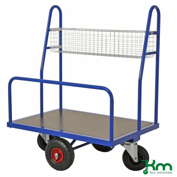 7350050358129 - Baustellenwagen KM08425 Baumarktwagen 700x1000x1250mm (BxLxH) bis 500kg belastbar 2 Lenk- und 2 Bockrollen blau 73500503581 7350050358129 - Baustellenwagen KM08425 Baumarktwagen 700x1000x1250mm (BxLxH) bis 500kg belastbar 2 Lenk- und 2 Bockrollen blau 73500503581