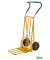 Karren KM104-HPFR, Gep&auml;ck- & Sackkarre, 560x780x1320mm (BxLxH), bis 250kg belastbar, pannensichere R&auml;der, gelb