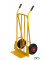 Karren gelb bis 250 kg Unplattbare Räder 470x555x1110mm KM105PF