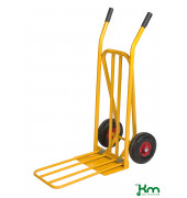 Karren KM106PF, Gep&auml;ck- & Sackkarre, 480x920x1170mm (BxLxH), bis 250kg belastbar, pannensichere R&auml;der, gelb