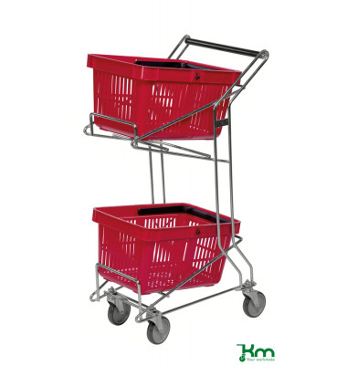 Gitterwagen verzinkt bis 60 kg 4 Lenkrollen 560x260x975mm KM111013 Gitterwagen verzinkt bis 60 kg 4 Lenkrollen 560x260x975mm KM111013