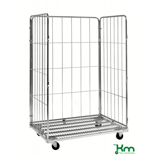 7350050359010 - Rollcontainer KM120801803B Rollcontainer 3 Seiten 800x1200x1800mm (BxLxH) bis 400kg belastbar verzinkt 7350050359010 Kongame 7350050359010 - Rollcontainer KM120801803B Rollcontainer 3 Seiten 800x1200x1800mm (BxLxH) bis 400kg belastbar verzinkt 7350050359010 Kongame
