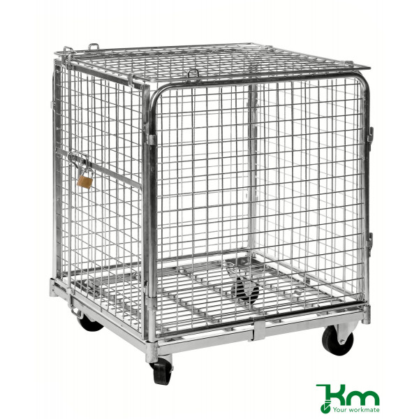 7350050353216 - Rollcontainer KM1210 Sicherheitscontainer 830x720x1000mm (BxLxH) bis 400kg belastbar 2 Bockrollen 2 Lenkrollen verzinkt 73 7350050353216 - Rollcontainer KM1210 Sicherheitscontainer 830x720x1000mm (BxLxH) bis 400kg belastbar 2 Bockrollen 2 Lenkrollen verzinkt 73
