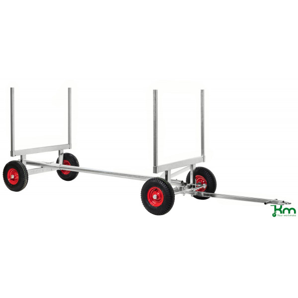 7350074806002 - Langgutwagen KM123-E 1270x3000x600mm (BxLxH) bis 2500kg belastbar 4 Bockrollen verzinkt 7350074806002 Kongamek 7350074806002 - Langgutwagen KM123-E 1270x3000x600mm (BxLxH) bis 2500kg belastbar 4 Bockrollen verzinkt 7350074806002 Kongamek