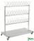 Trockenwagen verzinkt bis 25 kg 4 Lenkrollen 2 davon mit Bremse 870x540x1200mm KM125264-O