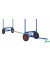 Langgutwagen blau bis 3500 kg Unplattbare Räder 4000x1270x640mm KM125PF
