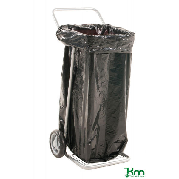7350050355920 - Müllsackständer KM144903 470x580x940mm (BxLxH) bis 50kg belastbar 2 Bockrollen grau 7350050355920 Kongamek 7350050355920 - Müllsackständer KM144903 470x580x940mm (BxLxH) bis 50kg belastbar 2 Bockrollen grau 7350050355920 Kongamek
