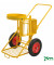 Müllsackständer gelb bis 150 kg 2 Bockrollen 1200x820x1000mm KM145760PF