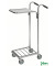 Bürowagen verzinkt bis 35 kg 4 Lenkrollen 2 davon mit Bremse 660x385x1090mm KM153-HB