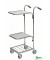 Bürowagen verzinkt bis 35 kg 4 Lenkrollen 660x385x1090mm KM153-HH