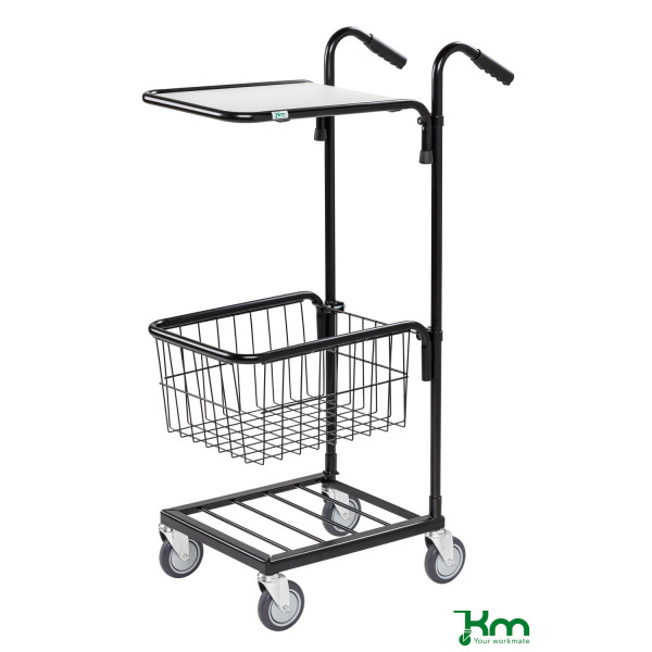 7350074807917 - Bürowagen KM153-HTS Mini-Transportwagen 385x660x1090mm (BxLxH) bis 35kg belastbar 4 Lenkrollen schwarz 7350074807917 Kongam 7350074807917 - Bürowagen KM153-HTS Mini-Transportwagen 385x660x1090mm (BxLxH) bis 35kg belastbar 4 Lenkrollen schwarz 7350074807917 Kongam