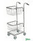 Bürowagen verzinkt bis 35 kg 4 Lenkrollen 660x385x1090mm KM153-TT