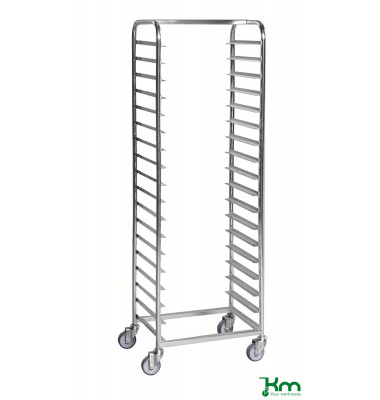 Tablettwagen verzinkt bis 150 kg 4 Lenkrollen 2 davon mit Bremse 600x440x1880mm KM160B Tablettwagen verzinkt bis 150 kg 4 Lenkrollen 2 davon mit Bremse 600x440x1880mm KM160B