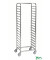Tablettwagen verzinkt bis 150 kg 4 Lenkrollen 2 davon mit Bremse 600x440x1880mm KM160B