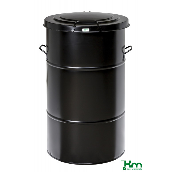 Kongamek Müllsackständer KM160SF, Abfallbehälter 160 Liter, 550x550x780mm (BxLxH), schwarz  Kongamek