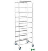 Roll- und Kistenwagen verzinkt bis 150 kg 4 Lenkrollen 460x590x1880mm KM164
