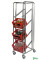 Roll- und Kistenwagen verzinkt bis 150 kg 4 Lenkrollen 2 davon mit Bremse 410x585x1880mm KM165SB