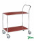 Tischwagen rot bis 150 kg 4 Lenkrollen 2 davon mit Bremse 840x430x970mm KM172-1B