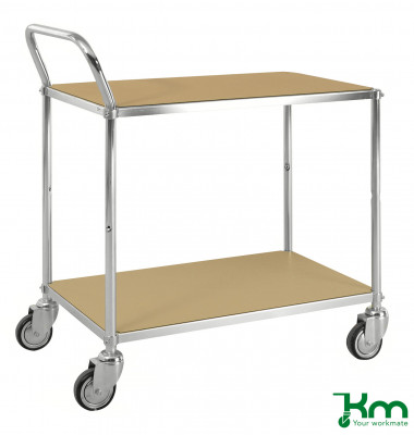 ESD-Wagen verzinkt bis 150 kg 4 Lenkrollen 2 davon mit Bremse 850x435x950mm KM172-ESDB