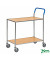 Tischwagen buchenholz bis 150 kg 4 Lenkrollen 2 davon mit Bremse 850x435x950mm KM1720-BOB