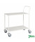 Tischwagen weiß bis 150 kg 4 Lenkrollen 840x430x970mm KM173-6