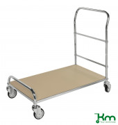ESD-Wagen KM191-ESD, ESD Plattformwagen, 550x950x915mm (BxLxH), bis 250kg belastbar, 4 Lenkrollen, verzinkt