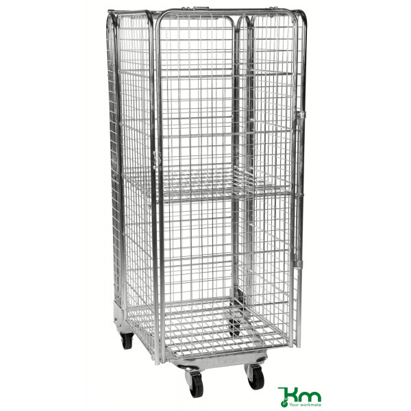7350050359065 - Rollcontainer KM2010B Stapelbarer Rollcontainer 720x850x1770mm (BxLxH) bis 400kg belastbar verzinkt 7350050359065 Kongamek 7350050359065 - Rollcontainer KM2010B Stapelbarer Rollcontainer 720x850x1770mm (BxLxH) bis 400kg belastbar verzinkt 7350050359065 Kongamek