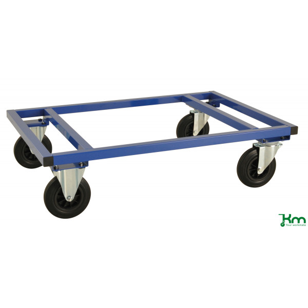 7350050358112 - Palettenwagen KM217-BB 800x1200x305mm (BxLxH) bis 800kg belastbar 2 Bockrollen 2 Lenkrollen mit Bremse blau 7350050358112 K 7350050358112 - Palettenwagen KM217-BB 800x1200x305mm (BxLxH) bis 800kg belastbar 2 Bockrollen 2 Lenkrollen mit Bremse blau 7350050358112 K