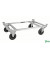 Palettenwagen verzinkt bis 800 kg 2 Bockrollen 2 Lenkrollen 1246x846x355mm KM217-EP
