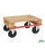 Palettenwagen rot bis 800 kg 2 Bockrollen 2 Lenkrollen 800x600x270mm KM217-H