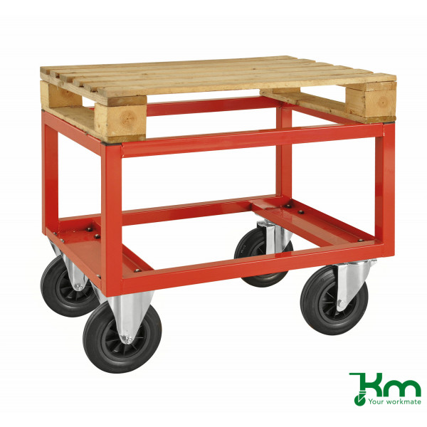 7350050357993 - Palettenwagen KM221-HB Palettenwagen niedrig 600x800x650mm (BxLxH) bis 800kg belastbar 2 Bockrollen 2 Lenkrollen mit Bremse 7350050357993 - Palettenwagen KM221-HB Palettenwagen niedrig 600x800x650mm (BxLxH) bis 800kg belastbar 2 Bockrollen 2 Lenkrollen mit Bremse