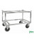 Palettenwagen verzinkt bis 800 kg 2 Bockrollen 2 Lenkrollen 1246x846x705mm KM222-EP