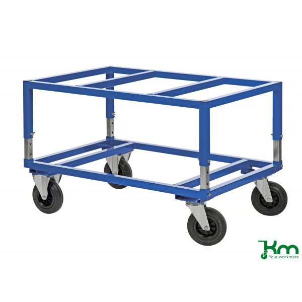 7350074807115 - Palettenwagen KM222-FIN-BB Palettenwagen 1200x1000 1000x1200x655mm (BxLxH) bis 800kg belastbar 2 Bockrollen 2 Lenkrollen mi 7350074807115 - Palettenwagen KM222-FIN-BB Palettenwagen 1200x1000 1000x1200x655mm (BxLxH) bis 800kg belastbar 2 Bockrollen 2 Lenkrollen mi