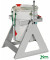 Müllsackständer grau bis 25 kg  285x280x410mm KM2501