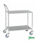 Edelstahlwagen verzinkt bis 200 kg 4 Lenkrollen 2 davon mit Bremse 840x430x960mm KM272B