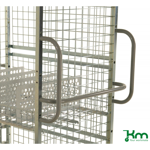 7350074801885 - Griff stehend paar 420x140x22mm als Zubehör für Kommissionierwagen Modul 300 - Kongamek 7350074801885 - Griff stehend paar 420x140x22mm als Zubehör für Kommissionierwagen Modul 300 - Kongamek
