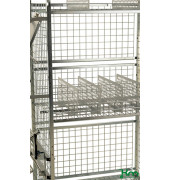 Zubehör KM300-RS17, Modul 300 Rückwandgitter, 10x890x450mm (BxLxH), verzinkt