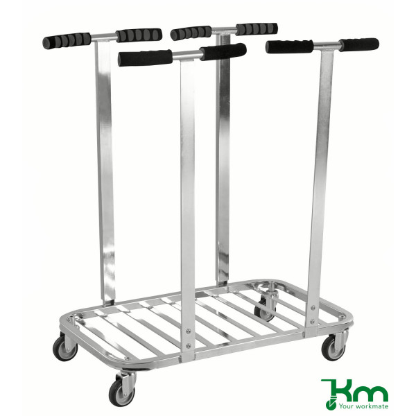 7350050356286 - Müllsackständer KM3026 470x770x900mm (BxLxH) bis 75kg belastbar 4 Lenkrollen verzinkt 7350050356286 Kongamek 7350050356286 - Müllsackständer KM3026 470x770x900mm (BxLxH) bis 75kg belastbar 4 Lenkrollen verzinkt 7350050356286 Kongamek