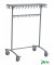 Kleiderständer grau bis 30 kg 4 Lenkrollen 2 davon mit Bremse 975x592x1215mm KM30KV