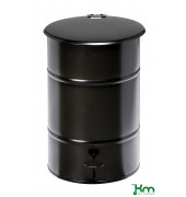 Müllsackständer KM30SF, Abfallbehälter 30 Liter, 360x360x475mm (BxLxH), schwarz